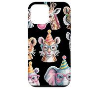 Whimsical Wildlife Animals With Glasses Festa Di Compleanno Custodia per iPhone 12 mini