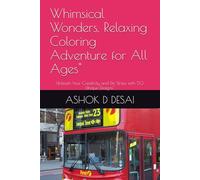 Whimsical Wonders, Relaxing Coloring Adventure for All Ages": Unleash Your Creativity and De-Stress with 50 Unique Designs"