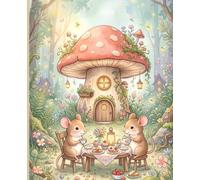 Whimsical Woodland Composition Notebook: Enchanted Forest Tea Party | Lined Journal for School, Notes, Writing & Everyday Use
