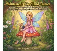 Whimsical Woodland fairies: a Bold & Easy Colouring Book featuring Enchanted forest Spirits, Cosy Flora, & Cute Woodland friends