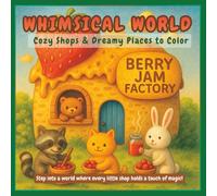 Whimsical World: Cozy Shops & Dreamy Places Coloring Book: Relaxing streets, cafés, bookshops and flower carts • bold, clean outlines with gentle ... • 50 cozy scenes for kids, teens and adults