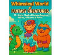Whimsical World of Fantasy Creatures: 30+ Cute, Magical Beings-Dragons, Fairies, Unicorns & More!