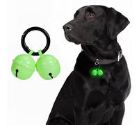 Whimsii Campanelli per collare per cani, campanelli luminosi extra forti per cani e gatti, per tracciare e salvare animali selvatici e uccelli, campanelli in rame resistenti. (Razza piccola e media)