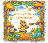 Whimsy Critters Coloring Fun: Playful Cartoon Creatures for Kids & Adults