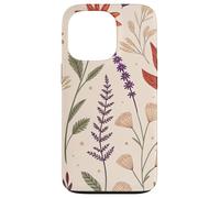 Whimsy Fall Garden in Bloom with Retro Florals Custodia per iPhone 13 Pro