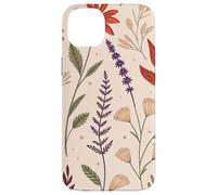 Whimsy Fall Garden in Bloom with Retro Florals Custodia per iPhone 14 Plus