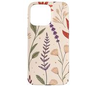 Whimsy Fall Garden in Bloom with Retro Florals Custodia per iPhone 15 Pro Max