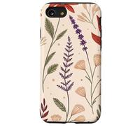 Whimsy Fall Garden in Bloom with Retro Florals Custodia per iPhone SE (2020) / 7/8