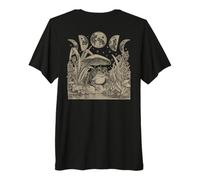 Whimsy Goth Fairycore Witchy Frog Mushroom Moon Vintage Maglietta Premium
