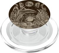 Whimsy Goth Fairycore Witchy Frog Mushroom Moon Vintage PopSockets PopGrip per MagSafe