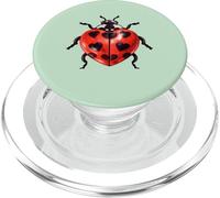Whimsy Twee Ladybug Heart Spots Cute Summer PopSockets PopGrip per MagSafe