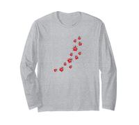 Whimsy Twee Ladybug Trail Cute Summer Aesthetic Maglia a Manica