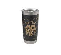 Whimsy Twee Ladybug y2k Grunge 2000s Alt Vintage Star Dots Bicchiere termico in acciaio inox doppia parete