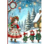 Whimsy Woods Christmas Composition Notebook: Enchanted Forest Journal | 120 Wide-Ruled, Lined, Cream-Colored Pages