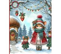 Whimsy Woods Christmas Composition Notebook: Enchanted Forest Journal | 120 Wide-Ruled, Lined, Cream-Colored Pages