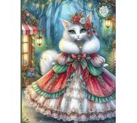 Whimsy Woods Christmas Composition Notebook: Enchanted Forest Journal | 120 Wide-Ruled, Lined, Cream-Colored Pages