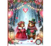 Whimsy Woods Valentine's Day Composition Notebook: Enchanted Forest Journal | 120 Wide-Ruled, Lined, Cream-Colored Pages