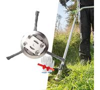 Whimsyard Weedeater Head, testina di ricambio per decespugliatore per corde, filo di acciaio, lame Weedeater Weedeater, indistruttibile per tagliare erba (3 lame)