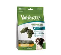 WHIMZEES Alligator, Stix da Masticare Per l'igiene Dentale per Cani di Media Taglia (12-18kg), Ingredienti Naturali, Senza Cereali, 12 Pezzi, Taglia M