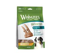 WHIMZEES Antler M, 12 Pezzi - Taglia M, Snack per Cani di Taglia Media, Naturali & Senza Cereali, Vegetariane, Senza Zuccheri Aggiunti
