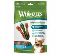 Whimzees Snack dentale Naturale Spazzolino - Small 24 pezzi - 1° ORDINE? scegli lo sconto BZR5 / BZR20 + 200 punti fedeltà