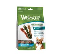 WHIMZEES Spazzolini da denti S, 24 Pezzi - Taglia S, Snack per Cani di Pic 360 g