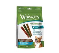 WHIMZEES Stix S, Stix da Masticare Per l'igiene Dentale per Cani di Piccola Taglia (7-12kg), Ingredienti Naturali, Senza Cereali, 28 Pezzi, Taglia S