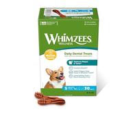 WHIMZEES Toothbrush, Fondo Mensile, Stix da Masticare Per l'igiene Dentale per Cani di Piccola Taglia (7-12kg), Ingredienti Naturali, Senza Cereali, 30 Pezzi (1 Mese di Fornitura), Taglia S