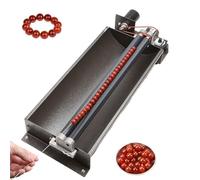 WHIPIN Infilatrice elettrica per Perline ad Alta Resistenza, Automatica, con velocità Regolabile, Portatile, con Doppia Cinghia Rotante e Rullo Regolabile a Vite, Ideale per la creazione di Gioielli