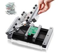 WHIPIN Macchina serigrafica con pasta saldante, piccolo tavolo da stampa per stencil SMT con funzione di fissaggio stencil, macchina serigrafica manuale con raschietto, per prototipazione di PCB