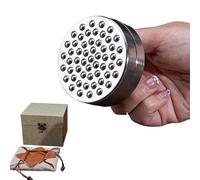 WHIPIN Pressa per Stampa a Blocchi a Forma di Fungo, in Acciaio Inossidabile, con Sfera, Pressione Uniforme e Tensione Regolabile, Diametro 7/9/12/15 cm, per linoleografia, Stampa a Rilievo(7cm)