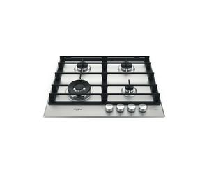 Whirlpool AKWL 628/IXL Acciaio inossidabile Da incasso 59 cm Gas 4 Fornello(i)