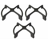 Whirlpool Ignis Bauknecht - Griglia in ghisa nera opaca 183 x 150 mm. 481245838113 - C00319143 - per cucina piano cottura - G2514 (3 pezzi)