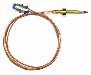 Whirlpool Ignis Bauknecht Terim - Termocoppia di sicurezza Tripla corona lunga 500 mm. - 481213838053 - C00311409 per cucina piano cottura - H4794/1 - Prodotto originale