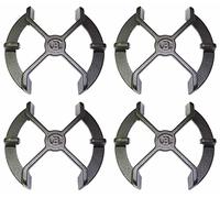 Whirlpool Ignis - Griglia in ghisa 1 fuoco Ø 205 mm. per cucina piano cottura - G2515 (4 pezzi)