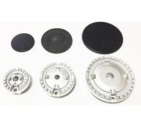 WHIRLPOOL IGNIS SERIE 3 PIATTINI + 3 BRUCIATORI CUCINA A GAS NERO LUCIDO S 2560