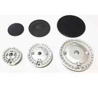 WHIRLPOOL IGNIS SERIE 3 PIATTINI + 3 BRUCIATORI CUCINA GAS NERO OPACO S 2560/1