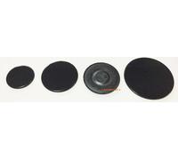 WHIRLPOOL IGNIS SERIE 4 PIATTINI CUCINA AGAS 2 FORNELLI MEDI NERO OPACO S 2560/1