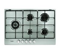 Whirlpool KGML 751 IX Acciaio inox Da incasso 75 cm Gas 5 Fornello(i)