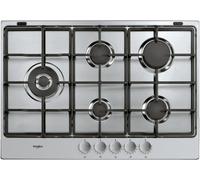 WHIRLPOOL - Piano Cottura TGML761IX a Gas 5 Fuochi Gas Colore Acciaio Inossidabile