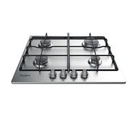 Whirlpool TKRL650IX Piano cottura Incasso 4 fuochi gas, Griglie ghisa, Accensione elettronica