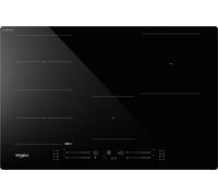 Whirlpool Piano Cottura a Induzione 4 Fuochi da Incasso Larghezza 75 cm in Vetroceramica colore Nero - WFS7977CPNE