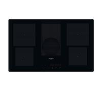 Whirlpool Piano cottura aspirante 4 zone cottura WVH 92 K F KIT 1 Black (85cm)