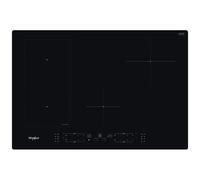 WHIRLPOOL - Piano Cottura WL B2977 NE a Induzione 4 Zone Cottura da 77 cm Colore Nero