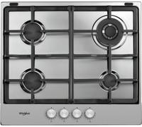 Whirlpool TGML 661 IX Acciaio inox Da incasso 58 cm Gas 4 Fornello(i)