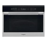 Whirlpool W7 ME450 Forno da incasso compatto con forno a microonde, 40 litri, 850 Watt, acciaio inossidabile, tecnologia 6° SENSE
