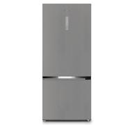 Whirlpool - WHK2 6554 X6E Frigorifero combinato a libera installazione, Dual no frost, 78cm, Classe C, Pearl Inox, 35dbA, h188cm
