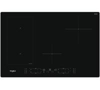 WHIRLPOOL WL B2977 NE PIANO COTTURA A INDUZIONE, 4 zone di cotura, dimensioni: L 77 cm, P 51 piano in Vetroceramica, Nero