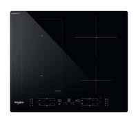 WHIRLPOOL WLB4060CPNE PIANO COTTURA A INDUZIONE, 4 zone di cotura, dimensioni: L 59 cm, P 51 Nero