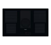 Whirlpool WVH 92 K/1 Nero Da incasso 80.4 cm Piano cottura a induzione 4 Fornello(i) Cappa da incasso